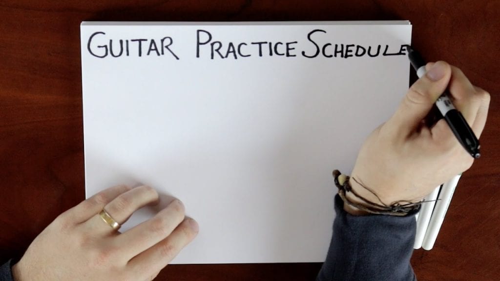 daily guitar practice schedule pdf reddit