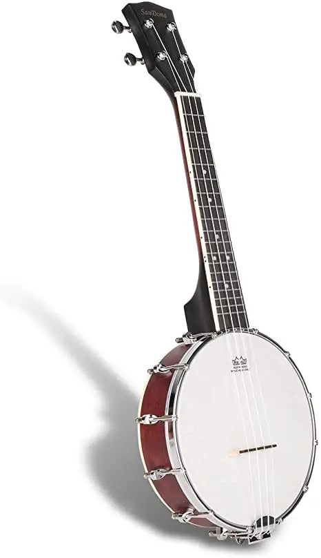 SANDONA Banjolele | 4 Strings Banjo Maple Ukulele Uke With Bag ...