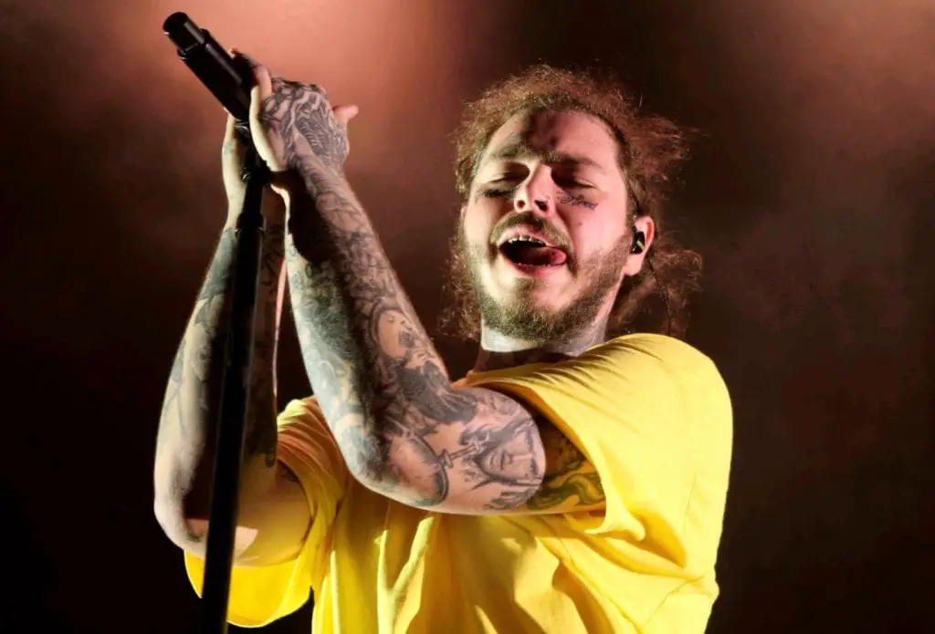 Description: Post Malone, the 'Donald Trump of hip-hop, rocks local fans